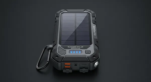 Solarny powerbank 30 000 mAh